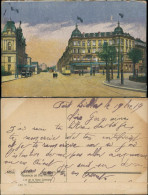 Ansichtskarte Mainz Bahnhofsplatz - Central Hotel 1919 - Mainz