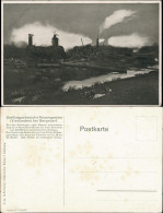 Ansichtskarte Bergedorf-Hamburg Erdgasbrand Neuengamme Vierlanden 1910 - Bergedorf