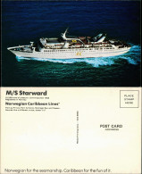 Norwegen Allgemein M/S Starward Registered Norway Schiffsfoto Ship Schiff 1970 - Norvège