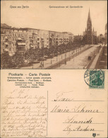 Ansichtskarte Kreuzberg-Berlin Gneisenaustraße Mit Garnisionskirche 1907 - Spandau