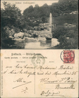 Ansichtskarte Aachen Ludwigsplatz Wasserspiele Springbrunnen 1906 - Aachen