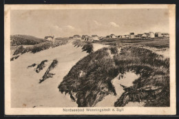 AK Wenningstedt A. Sylt, Ortsansicht Mit Düne  - Sylt