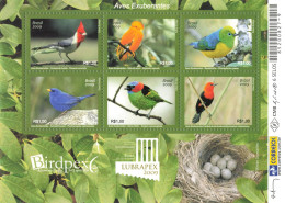 BLOC NEUF MNH LUBRAPEX OISEAUX BIRDS 2009 - Blocks & Sheetlets
