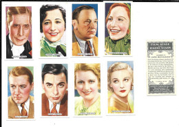 BC06 - SERIE COMPLETE 50 CARTES CIGARETTES ARDATH - FILM STAGE AND RADIO STARS - Other & Unclassified