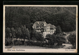 AK Asbach Im Thür. Wald Bei Schmalkalden, Blick Auf Das Hotel Zum Hachelstein  - Schmalkalden