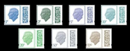 Great Britain United Kingdom 2022 King Charles III Definitives Set Of 7 Stamps MNH - Ungebraucht
