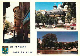 42 - Saint-Etienne - Multivues - Kiosque à Musique - Blasons - CPM - Voir Scans Recto-Verso - Saint Etienne