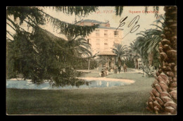 06 - NICE - SQUARE GAMBETTA - CARTE COLORISEE - Parcs Et Jardins