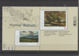 Canada 2005 Homer Watson Souvenir Sheet MNH/**. Postal Weight 0,040 Kg. Please Read Sales Conditions Under Image Of Lot - Hojas Bloque