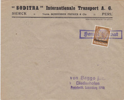 37331# HINDENBURG LOTHRINGEN LETTRE Obl SANKT PRIVAT SAINT MOSELLE THIONVILLE - Brieven En Documenten