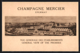 CPA Epernay, Champagne Mercier, Vue Generale Des Etablissements  - Epernay