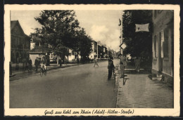 AK Kehl Am Rhein, Partie In Der Strasse  - Kehl