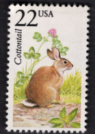 2039230871 1987 SCOTT 2290  (XX)  POSTFRIS  MINT NEVER HINGED EINWANDFREI -  NORT AMERICAN WILDLIFE - COTTONTAIL - FAUN - Unused Stamps