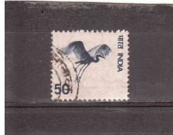 INDIA 1975 GRU IN VOLO - Cranes And Other Gruiformes