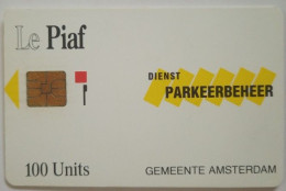 Le Piaf 100 Units - Dienst Parkeerbeheer ( 7000 Mintage ) - Tarjetas De Estacionamiento (PIAF)