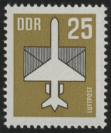 3129w Flugpostmarken 25 Pf 1987, Papier W, ** - Neufs