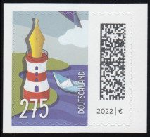 3668 Leuchtfederstift 275 Cent, Selbstklebend Aus FB 117, ** Postfrisch - Ungebraucht