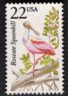 2039259545  1987 SCOTT 2308 (XX)  POSTFRIS  MINT NEVER HINGED - NORT AMERICAN WILDLIFE- Roseate Spoonbill - FAUNA - BIRD - Ongebruikt