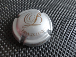 CAPSULE DE CHAMPAGNE : BRIAUX-LENIQUE - N°08 Argent Et Marron - Other & Unclassified