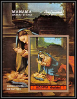 Manama - 3400/ N°225 B Correggio Adoration Of The Child Tableau (Painting) Neuf ** MNH Non Dentelé Imperf 1972 - Religie