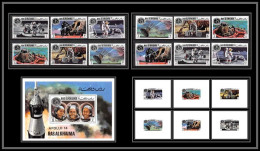 Ras Al Khaima - 694/ N°708/713 A/B + Deluxe Bloc 127 Espace (space) Safe Return Of Apollo 14 Neuf ** MNH - Ra's Al-Chaima