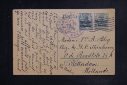 BELGIQUE - Entier Postal De Bruxelles Pour Rotterdam En 1915 - L 153205 - OC1/25 General Government