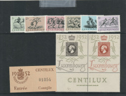 CENTILUX 1952 ** - Unused Stamps