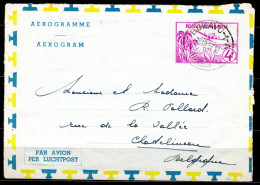 AEROGRAMME Envoyé De BUKAVU Vers La Belgique Le 28-12-1957. - Brieven En Documenten