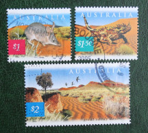 Fauna And Flora-desert Area 2002 (Mi 2139-2141) Used Gebruikt Oblitere Australia Australien Australie - Used Stamps