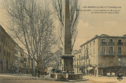 04 // FORCALQUIER   LA Fpontaine Du Bourguet Et Le Boulevard Latourette   C Artige Edit - Forcalquier