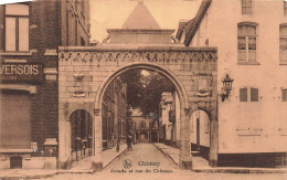 BELGIQUE - Chimay - Arcade Et Rue Du Château - Carte Postale Ancienne - Chimay