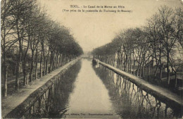 PONT A MOUSSON  Sous La Neige Vue Générale RV - Pont A Mousson