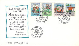 1984-Norvegia S.4v."racconti Per Bambini"su Fdc Illustrata - FDC