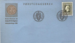 1983-Norvegia Valore Complementare Da 50kr.effigie Di Re Olav V Su Fdc - FDC