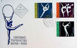 1969-Bulgaria Campionati Mondiali Ginnastica Artistica Serie Cpl. Due Fdc - Storia Postale