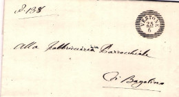 1860-piego Con Testo Bollo A Linee Orizzontali Di Vestone (Brescia),al Verso Bag - Ohne Zuordnung