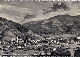 1956-cartolina Fiera Di Primiero Col Gruppo Delle Pale Affrancata L.10 Decimo An - Trento