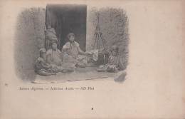 CPA, Sahara Algérien, Intérieur Arabe, Animée - Enfants