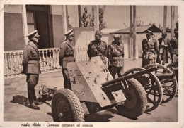 Y1937-Etiopia Cannoni Catturati Al Nemico.affrancata 20c.effigie Vittorio Emanue - Ethiopie