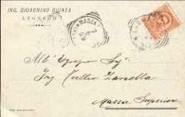 1899-Legnago Cartolina Privata Ing.Gioachino Giunta Legnago, Viaggiata - Marcophilia