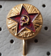 Communist Party Of Yugoslavia CK KPJ Communism Red Star Hammer Sickle Pin - Verenigingen