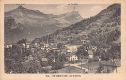 27140 " ST. GERVAIS LES BAINS " PANORAMA-VERA FOTO-CART. POST. NON SPED. - Saint-Gervais-les-Bains