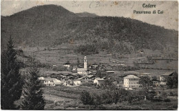 1908-Belluno Cadore Panorama Di Tai - Belluno