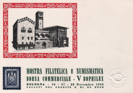 1960-Bophilex Mostra Filatelica E Numismatica Cartolina Viaggiata - Exhibitions