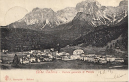 1906-Padola Belluno, Panorama Alto Cadore, Viaggiata - Belluno