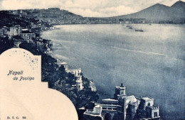 1904-ca.-Napoli, Suggestiva Veduta Del Golfo E Del Vesuvio Da Posillipo, Non Via - Napoli