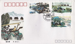 1991-Cina China T164, Scott 2347-49 Imperial Summer Resort Fdc - Storia Postale