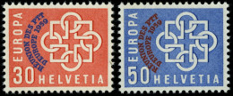 SCHWEIZ BUNDESPOST 681/2 **, 1959, PTT, Prachtsatz, Mi. 40.- - Neufs