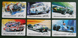 CARS Motorsport 2002 (Mi 2119-2124 Yv 2012-2017) Used Gebruikt Oblitere Australia Australien Australie - Used Stamps