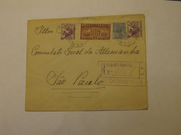 BRAZIL  REGISTERED  COVER TO GERMANY - Autres & Non Classés